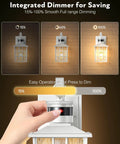 Dimmer settings for White Motion Sensor Outdoor Porch Light Wall Mount for House Modern Exterior Sconce Aluminum Anti Rust Waterproof