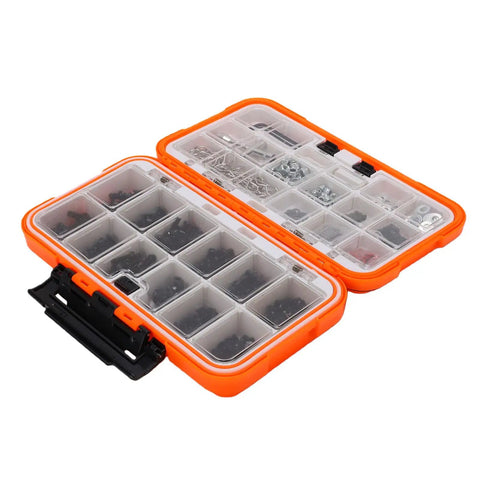 RC Screw Kit 537 Pieces Stainless Steel With Double Sided Storage Box Universal Spare Parts All In One For One Eighth One Tenth One Twelfth One Sixteenth RC Cars And Trucks Durable Rustproof Hardware Set For Quick Repairs, open double-sided organizer