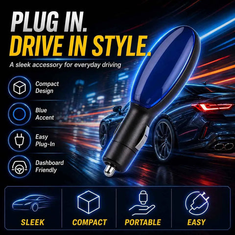Plug And Play Fuel Saver Device For Cars And Trucks Portable Gas Economizer Improve Gas Mileage Universal Fit For Gasoline And Diesel Vehicles Three Pack, shown with blue exterior and compact plug-in design