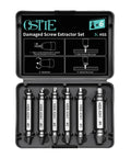 Damaged Screw Extractor Set 6 Pack For Stripped Screws And Rusty Bolts Easy Out Removal Tool Dope Pro Grade Steel 4341