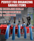 Heavy Duty Magnetic Tool Holder Rack For Screwdrivers And Pliers Wall Mount Pegboard Organizer with tools