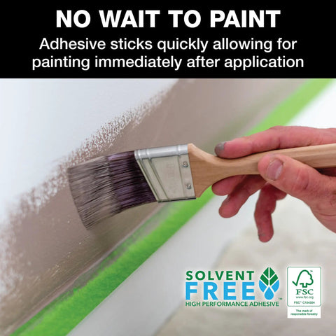 Application of DIY Friendly Pro Grade Multi Surface Painter Tape With PaintBlock Technology For Sharp Lines 1.5 Inch Wide in use