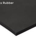 Heavy Duty Neoprene Rubber Sheet 12 By 12 Inch One Quarter Inch Thick Black 60A Durometer For DIY Projects Gaskets Sealing Leveling
