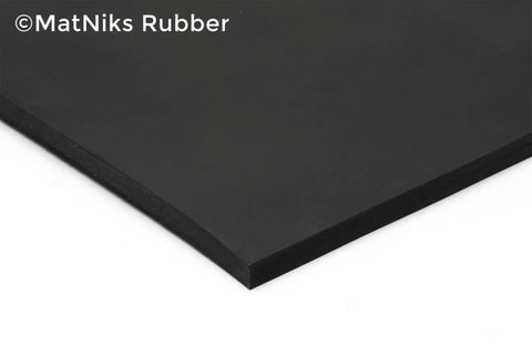 Heavy Duty Neoprene Rubber Sheet 12 By 12 Inch One Quarter Inch Thick Black 60A Durometer For DIY Projects Gaskets Sealing Leveling