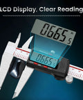 8 Inch Digital Caliper With Large LCD Screen, Stainless Steel Vernier Caliper For Inch And Millimeter, Four Measuring Modes, Auto Off