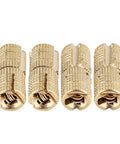 4 Pack Brass Hinges Heavy Duty Copper Material 180 Degree Opening For Worktops Tables And DIY Projects Home Hardware With Easy Install And Smooth Swing, four copper inserts
