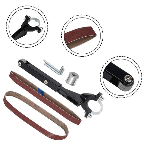 Badass Toolkit Transforms Your Model 100 Angle Grinder Into A Super Versatile Belt Sander Using This Nifty Sanding Belt Attachment.