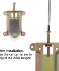 Close-up of Two Pack Sliding Mirror Closet Door Rollers Replacement for smooth quiet wardrobe doors, showing installation guide.
