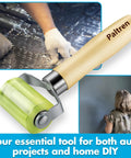 Seam Roller With Dual Ball Bearings For Professional Application In Automotive Sound Deadening and Home Workshop Projects