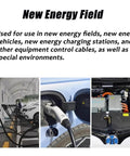 Heavy Duty 30 Ft EV Charging Wire Silicone Multi Core Cable High Voltage Shielded Tinned Copper for Electric Rides with charging stations.