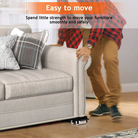 Extendable Washing Machine Dolly Furniture Rollers Black Adjustable Appliance Moving Carts Heavy Duty Wheels For Refrigerator And Laundry Equipment Easy Sliding Transport Tool with sofa being moved.