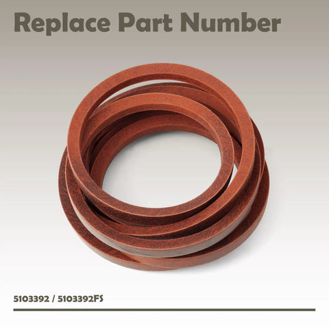 Heavy Duty Mower Deck Drive Belt For Ferris FW35 And F160Z 48 And 52 Inch Deck Mowers 5103392FS Aramid Cord