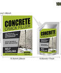 Heavy Duty Concrete Crack Filler And Waterproof Sealant For Patios And Garages 100g packaging showing flexible sealant for easy application.