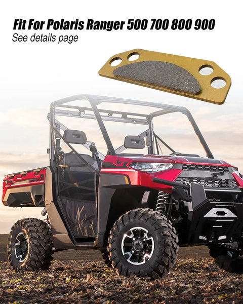 Spring Parking Brake Pad Kit for Ranger 500 700 800 900 XP EFI Crew Military EV Models 2005 Through 2017 shown with vehicle