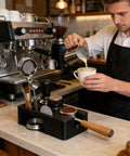Solid Coffee Tamper Holder Built From Shock Absorbent Abs Material For No Fuss Daily Brewing Portable Countertop Tamping Station with espresso gear.