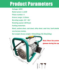 Heavy Duty Portable Electric Beveling Machine For Steel Plate Edge Prep showing 220V, 1.1kW motor, and 30-60 degree angle design.