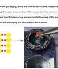 2 Pack IPhone 13 Pro And 13 Pro Max Camera Lens Replacement Glass With PreInstalled Adhesive OEM Original Quality with tool applying adhesive