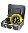 Heavy Duty Industrial Pipe Inspection Camera With 7 Inch Monitor Dual Lens 1080p HD IP68 Waterproof Sewer Drain Crawler Probe Kit in case