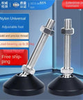 Rock Solid Heavy Duty Furniture Leveling Feet Four Pack Adjustable Articulating Threaded Cabinet Support Glides To Nuke Wobbles And Keep Your Tables Rockin Steady On Bumpy Floors, nylon adjustable foot.