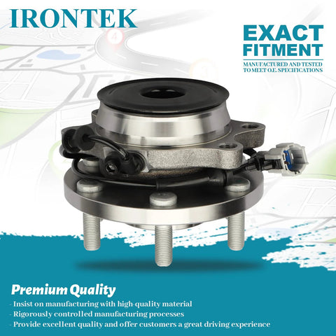 Front Wheel Bearing And Hub Assembly 6 Lug 2WD RWD With ABS Replacement Fits Nissan Frontier 2005 2016, Nissan Xterra 2005 2015, Suzuki Equator 2009 2012, Budget Friendly Wheel Hub Bearing Unit