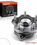 Rear Wheel Bearing And Hub Assembly 5 Lug Compatible For Nissan Altima 2002 2006 Maxima 2004 2008 Quest 2004 2009 High Load Ball Bearing For Smooth Quiet Ride And Durable Performance with packaging