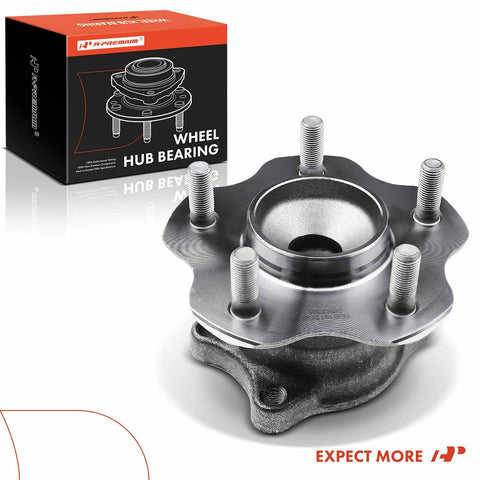 Rear Wheel Bearing And Hub Assembly 5 Lug Compatible For Nissan Altima 2002 2006 Maxima 2004 2008 Quest 2004 2009 High Load Ball Bearing For Smooth Quiet Ride And Durable Performance with packaging