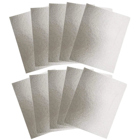 10 Piece Microwave Waveguide Covers Set 5.9 By 4.7 Inches Each Mica Sheet Easy To Cut Replacement for Ovens