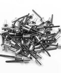 60 Pack Aluminum Closed End Pop Rivets Three Sixteenth Inch By Three Eighths Inch Blind Rivets With Sealed Dome Head Silver