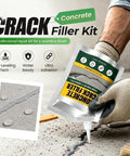 Heavy Duty Self Leveling Concrete Crack Filler And Waterproof Sealant For Indoor Outdoor Driveways Patios Garage Floors Top Shelf Masonry Bond in pouch with applicator.