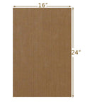 Five Pack Non Stick Teflon Sheets 16 By 24 Inch PTFE Transfer Sheets for Heat Press, showing dimensions of a single sheet