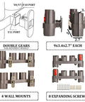 Attachment Mount Holders For Gen 5 Dyson Vacuum Series V15 V12 V11 V10 V8 V7 with wall mounts and expanding screws