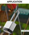 Keyed Alike Padlock Set 36 Pack With 72 Keys, 40mm Nickel Plated Laminated Steel Lock in storage room application