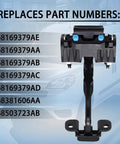 Front Door Check Arm Strap Stay Hinge For Promaster 1500 2500 3500 2014-2021 with part numbers listed