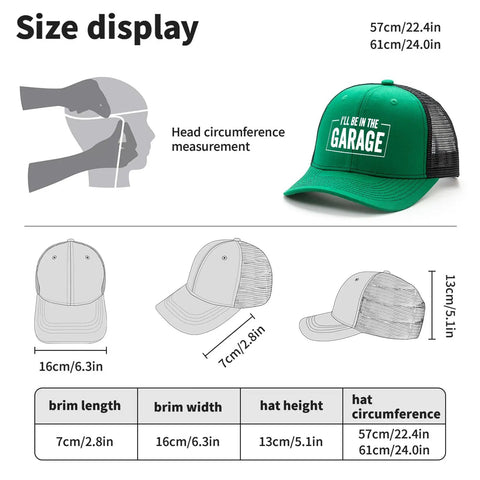 Breathable Low Profile Trucker Cap For Men With Adjustable Buckle Dope Modern Baseball Hat Lightweight Comfort And Classic Style