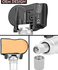 Preprogrammed 433MHz TPMS Sensor Compatible With BMW 228I 230I 320I 328I 330I Xdrive showing detailed view and connector.