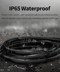 50 Foot Indoor Outdoor Extension Cord 3 Prong SJTW Weatherproof Black ETL Listed in wet conditions