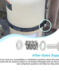 Spring Barrel Nut Assembly Rock Solid Replacement with springs and washers, fits Pentair Spa and Clean Plus CCP FNS models.