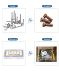 Comparison of Durable M3 Hardware Kit With 304 Stainless Steel Hex Socket Cap Screws and chaotic packaging