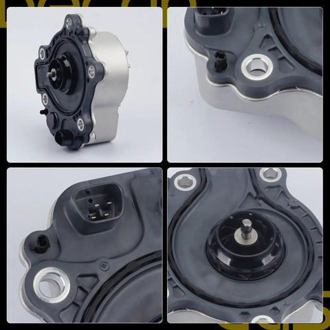 Close-up views of Electric Water Pump Assembly Plug And Play Replacement For Toyota Prius 2010 To 2015 with OEM 161A0-39015