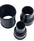 Three Piece Vacuum Adapter Kit For Wet Dry Vacuums With Hose To Hose Connector And Two Adapters 2-1/2 In To 1-7/8 In And 1-7/8 In To 1-1/4 In