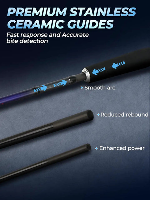 4 Piece Travel Spinning Rod