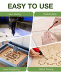 Wowood maple plywood sheets, 6-pack, 12 x 12 x 1/4 in (6 mm) for laser cutting and engraving