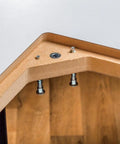 Underside mounting detail of High Pressure Laminate Router Table Top With 10 Point Plate Leveling For Precision Cuts Smooth Low Friction Routing Surface MDF Core