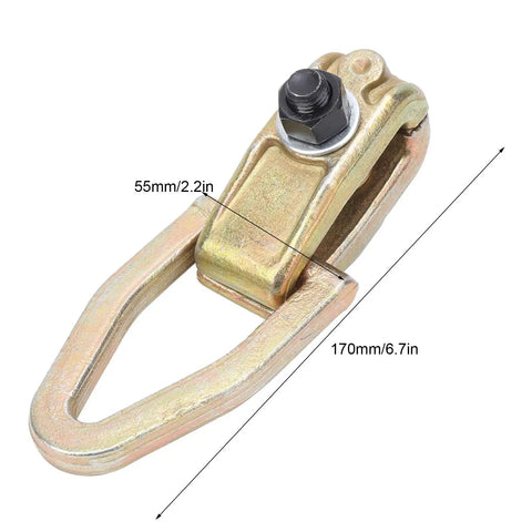 Tough As Nails Self Tightening Pull Clamp Portable Mini Sheet Metal Fixture For Auto Rig Repair And Garage Chores With Comfort Grip Handle And Damn Reliable Carbon Steel Build For Shop Grade Results