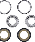 Beefed-Up Steering Stem Bearing Kit With Matched Races For Buell XB Ulysses And Firebolt Models 06-09, 08-09 And 03-04 Rebuild Steering With Upper And Lower Seals, Includes Precision Tapered Roller And Needle Bearings, Lifetime Warranty. Steering stem bearing kit with matched races, seals, tapered roller bearings, and needle bearings