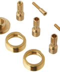 Three Valve Stem Extension Kit for Plumbing Fixtures 910-0050 Replacement Parts Easy to Install No Fuss Leak Free Durable Valve Extensions for Sinks and Faucets