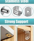 Close-up of 25 Pack Heavy Duty Shelf Pins 5mm Stainless Steel Cabinet Hardware with strong support design.