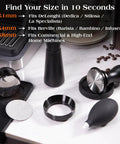 Complete 7 Piece 58mm Espresso Accessory Kit For Home Baristas With Tamper Distributor Puck Screen Dosing Funnel WDT Tool