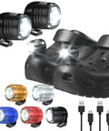 Clip On LED Shoe Lights For Clogs And Sandals Rechargeable With 3 Modes Constant Light Low Light SOS Flash High Visibility