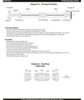Diagram showing assembly steps for Telescoping Magnetic Pickup Tool Kit For Woodturning Projects with measurement details